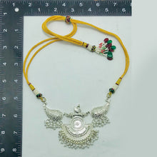 Load image into Gallery viewer, Handmade Silver Oxidized Choker Necklace