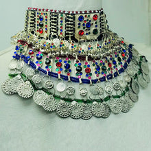 Load image into Gallery viewer, Handmade Statement Boho Multicolor Necklace