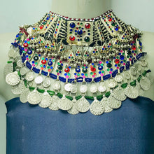 Load image into Gallery viewer, Handmade Statement Boho Multicolor Necklace