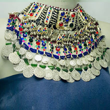 Load image into Gallery viewer, Handmade Statement Boho Multicolor Necklace