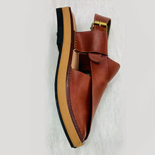 Load image into Gallery viewer, Handmade Traditional Brown Men's Leather Sandals