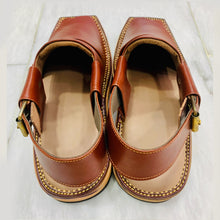 Load image into Gallery viewer, Handmade Traditional Brown Men's Leather Sandals
