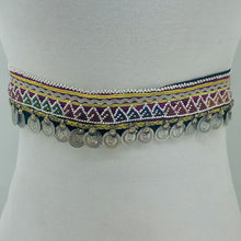 Load image into Gallery viewer, Vintage Coins Belly Belt With Beaded Work