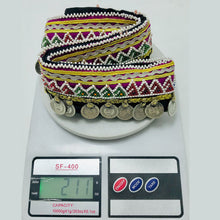 Load image into Gallery viewer, Vintage Coins Belly Belt With Beaded Work