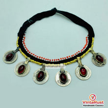 Load image into Gallery viewer, Handmade Tribal Glass Stone Coins Choker Necklace