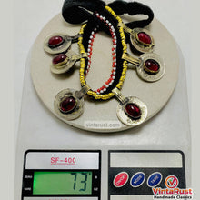 Load image into Gallery viewer, Handmade Tribal Glass Stone Coins Choker Necklace