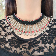 Load image into Gallery viewer, Handmade Tribal Kuchi Choker Necklace