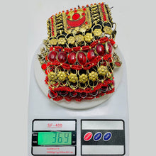 Load image into Gallery viewer, Handmade Tribal Red Stones Choker Necklace