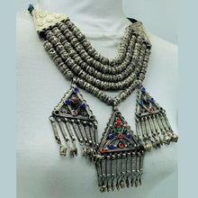 Load image into Gallery viewer, Handmade Tribal Tuareg Necklace With Beads