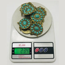 Load image into Gallery viewer, Handmade Tribal Turquoise Belly Dance Belt