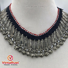 Load image into Gallery viewer, Handmade Tribal Vintage Silver Statement Necklace