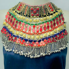 Load image into Gallery viewer, Handmade Vintage Boho Red Choker Necklace