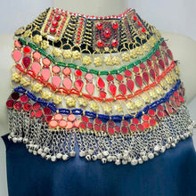 Load image into Gallery viewer, Handmade Vintage Boho Red Choker Necklace