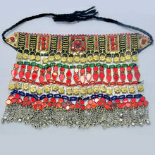 Load image into Gallery viewer, Handmade Vintage Boho Red Choker Necklace