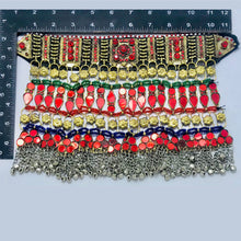 Load image into Gallery viewer, Handmade Vintage Boho Red Choker Necklace