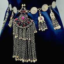Load image into Gallery viewer, Coins Belly Dance Costume Statement Belt