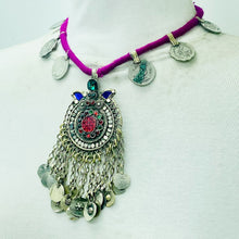 Load image into Gallery viewer, Handmade Vintage Tribal Pendant Necklace