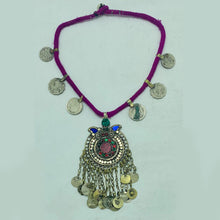 Load image into Gallery viewer, Handmade Vintage Tribal Pendant Necklace
