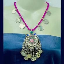 Load image into Gallery viewer, Handmade Vintage Tribal Pendant Necklace