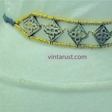 Load image into Gallery viewer, Handwoven Bohemian Festival Choker Necklace