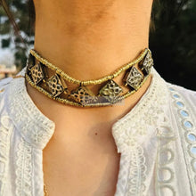 Load image into Gallery viewer, Handwoven Bohemian Festival Choker Necklace