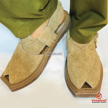 Load image into Gallery viewer, Handwoven Genuine Leather Peshawari Chappal