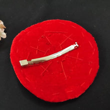 Load image into Gallery viewer, Red Ertugrul Inspired Hair Clip, Handmade Hair Pin