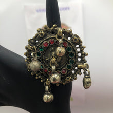 Load image into Gallery viewer, Tribal Kuchi Vintage Bells Ring