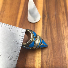 Load image into Gallery viewer, Handmade Ethnic Cone Ring, Vintage Massive Kuchi Ring