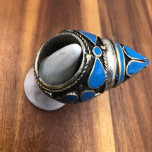 Load image into Gallery viewer, Handmade Ethnic Cone Ring, Vintage Massive Kuchi Ring