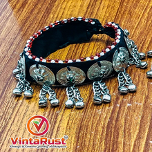 Load image into Gallery viewer, Tribal Glass Stones Anklets With Bells