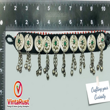 Load image into Gallery viewer, Tribal Glass Stones Anklets With Bells