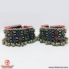 Load image into Gallery viewer, Tribal Kuchi Boho Bells Anklets