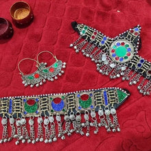Load image into Gallery viewer, Tribal Vintage Antique-inspired jewelry set