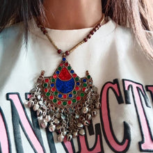 Load image into Gallery viewer, Tribal Kuchi Necklace With Jewellery Set