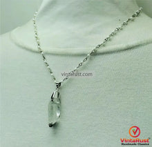 Load image into Gallery viewer, Handmade Clear Quartz Pendant Necklace