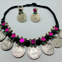 Load image into Gallery viewer, Vintage Coins Antique Choker Necklace