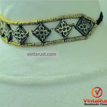 Load image into Gallery viewer, Handwoven Bohemian Festival Choker Necklace