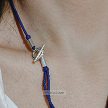 Load image into Gallery viewer, Lapis Lazuli Stone Pendants Necklace with Earrings