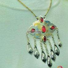 Load image into Gallery viewer, Vintage Turkmen Dangling Pendant Necklace