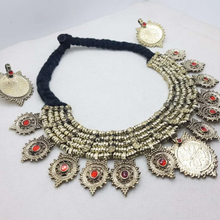 Load image into Gallery viewer, Handmade Coins Chokers And Earring and ring
