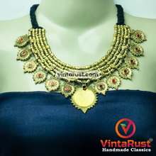 Load image into Gallery viewer, Handmade Coins Chokers And Earring and ring