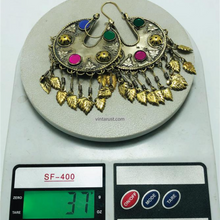 Load image into Gallery viewer, Kuchi Handmade Tribal Hoop Earrings