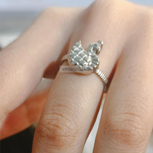 Load image into Gallery viewer, Handmade Tribal Silver Adjustable Ring