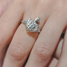 Load image into Gallery viewer, Handmade Tribal Silver Adjustable Ring