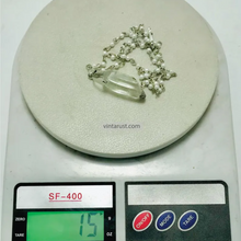 Load image into Gallery viewer, Handmade Clear Quartz Pendant Necklace