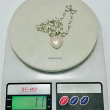 Load image into Gallery viewer, Elegant Calcite Stone Heart Pendant Necklace