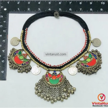 Load image into Gallery viewer, Afghan Kuchi Necklace with Bells and Coins