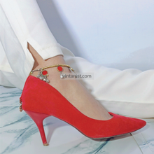 Load image into Gallery viewer, Tribal Anklets With Silver Bells, Body Jewelry