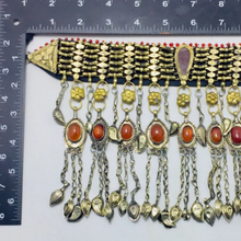 Load image into Gallery viewer, Handmade Choker Necklace with Dangling Tassels
